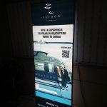 caja de luz led y tela Demostands y Displays