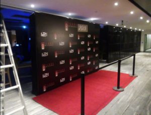 mamparas alfombra roja